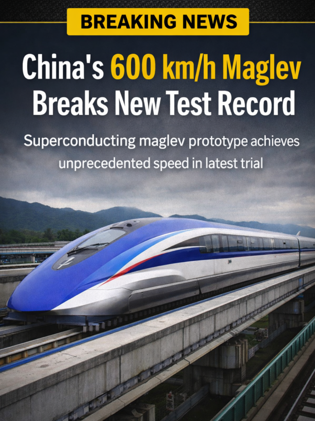 China Maglev Breakthrough: 600 km/h+ Superconducting Train Tests