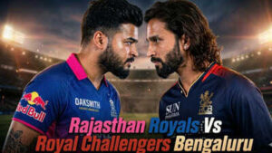 RR vs RCB match result