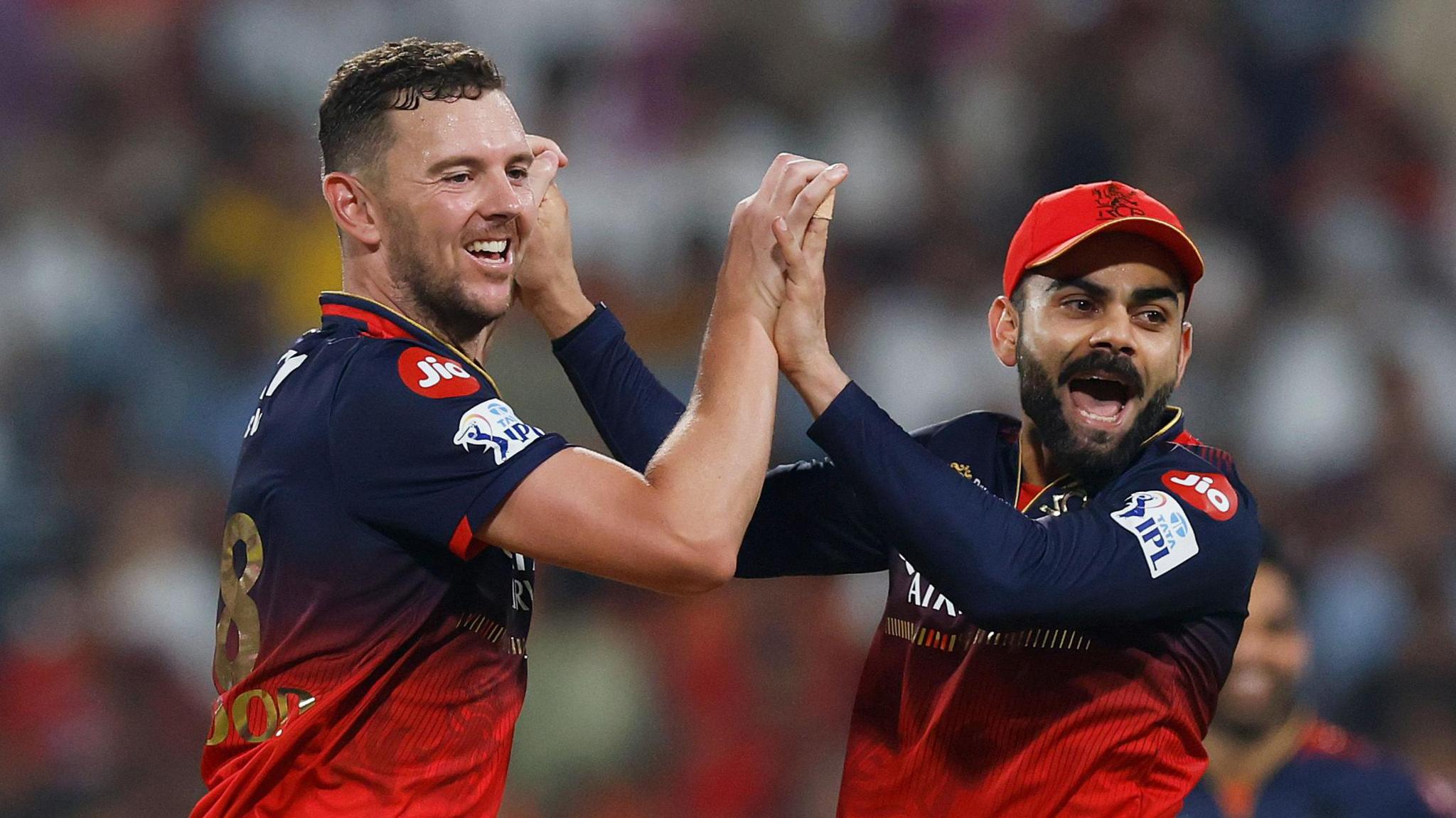 RR vs RCB match result